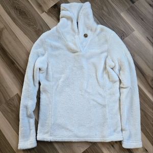 Lands' End Plush Cream Sweater Women's Size XS